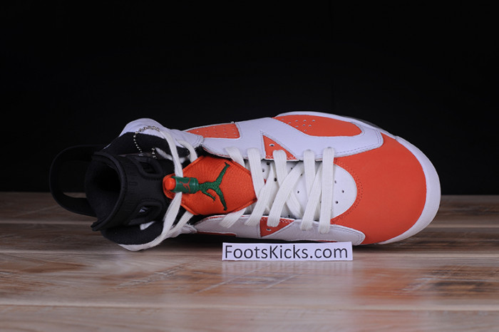 air jordan 6 retro nrg g8rd "gatorade" orange mens 384664-145