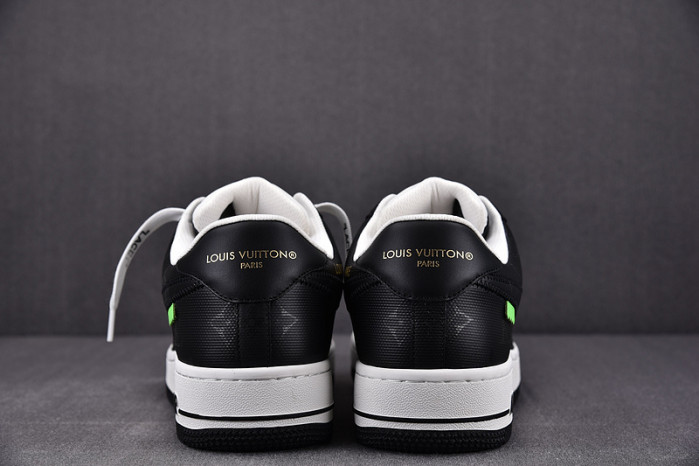 nike low air force 1 x black white