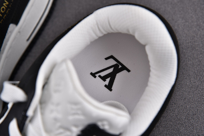 nike low air force 1 x black white