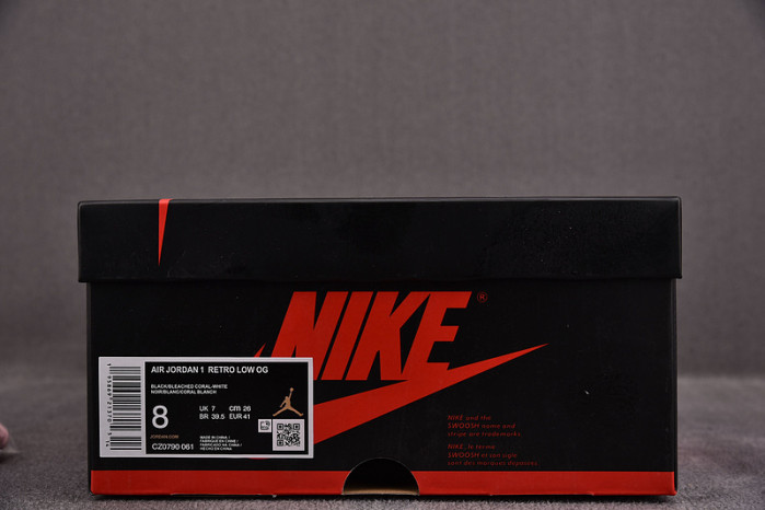 air jordan 1 retro low og“bleached coral” cz0790-061