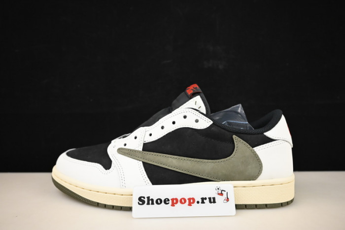 travis scott x air jordan 1 low og olive dz4137-106