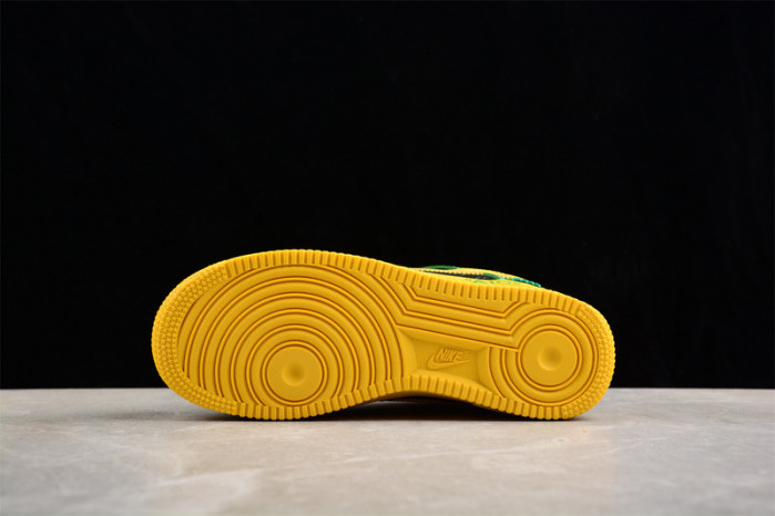 nike low air force 1 x yellow green