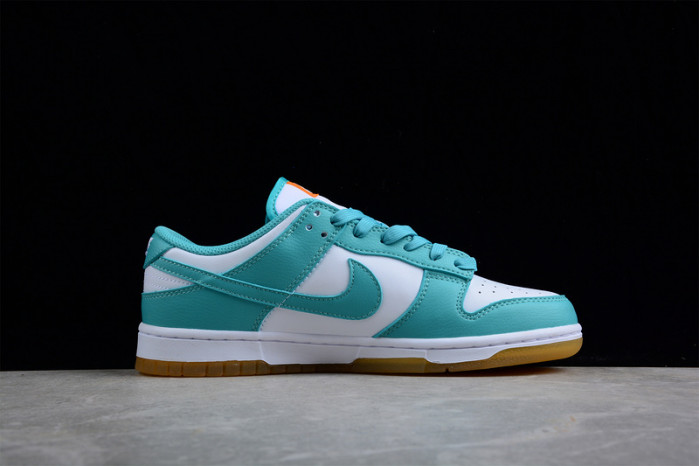 nike dunk low white turquoise dv2190-100