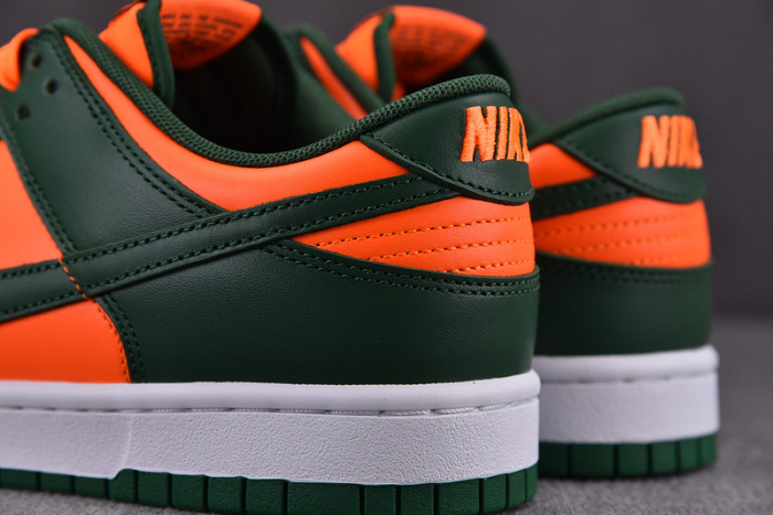 nike dunk low miami hurricanes dd1391-300