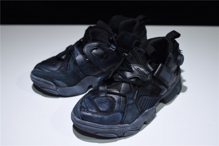 reebok genetically modified pump sneakers black cn0407