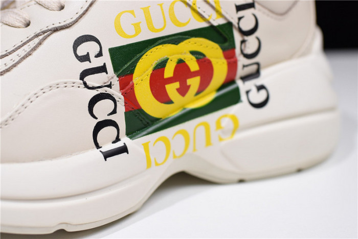 g*u*i rhyton vintage trainer sneaker mens 500878 drw00 9522