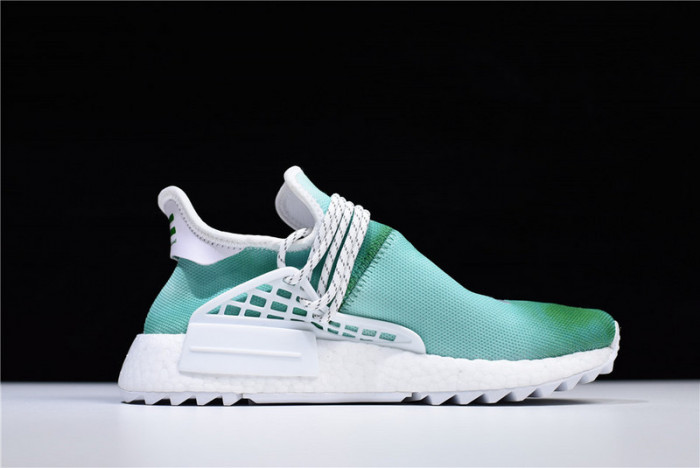 pharrell x  nmd hu holi nmd mc "youth" green/white f99760