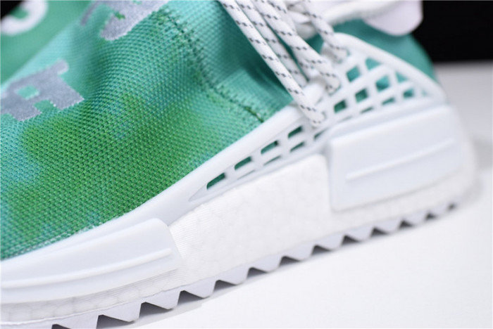 pharrell x  nmd hu holi nmd mc "youth" green/white f99760