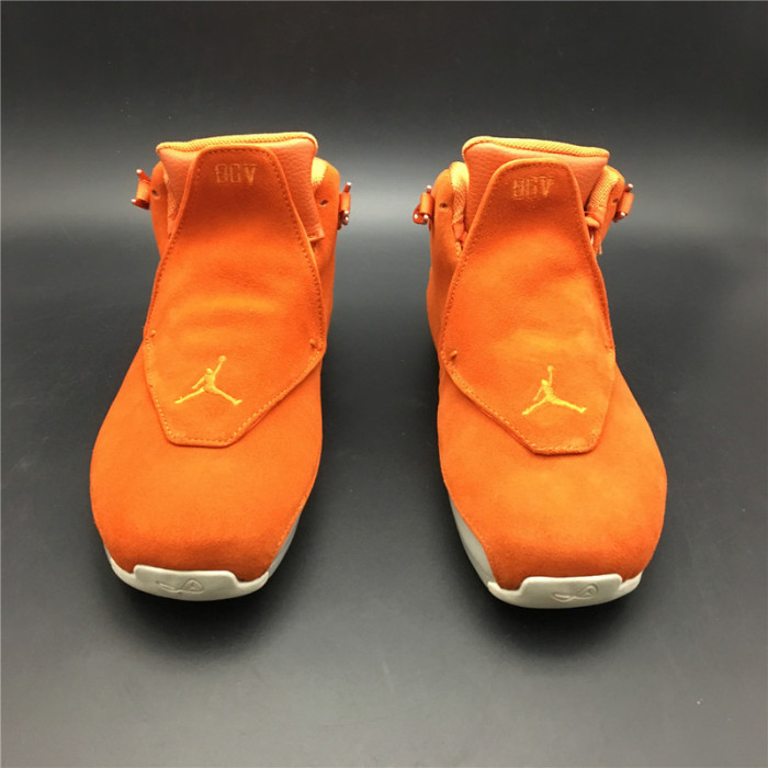 air jordan 18 orange suede aa2494-801