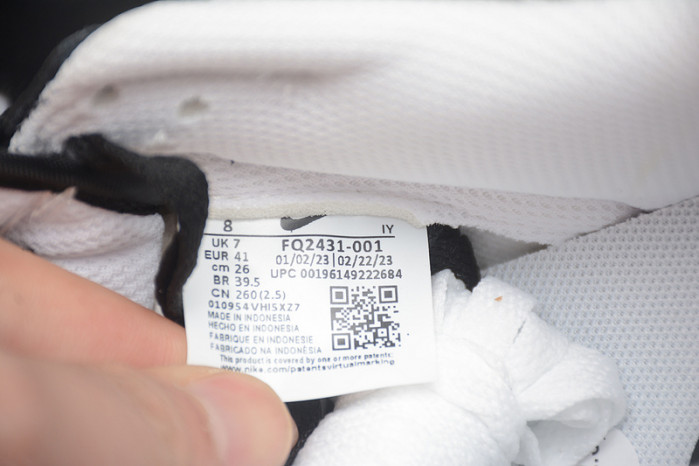 nike dunk low black yellow white fq2431-001