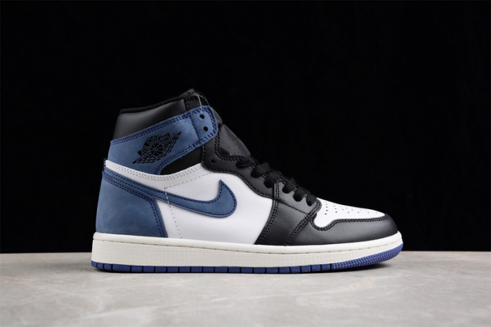 air jordan 1 retro high og "blue moon" 555088-115