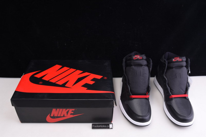 air jordan 1 high black satin 555088-060