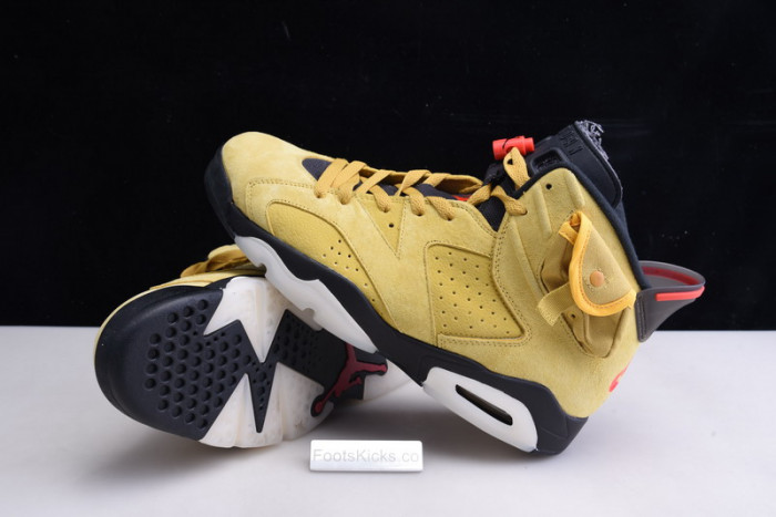 travis scott air jordan 6 yellow cactus jack cn1084-300