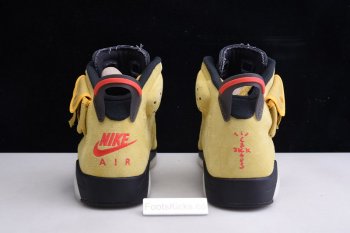 travis scott air jordan 6 yellow cactus jack cn1084-300