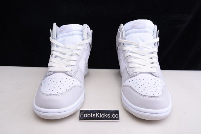 nike dunk high retro white vast grey （2021）dd1399-100