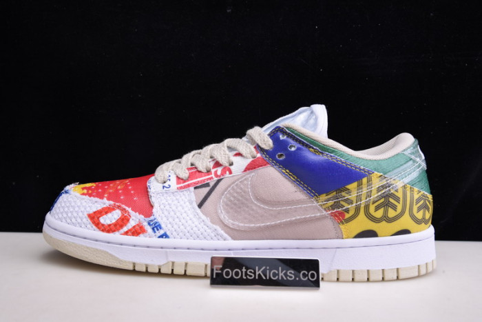 nike dunk low sp city market da6125-900