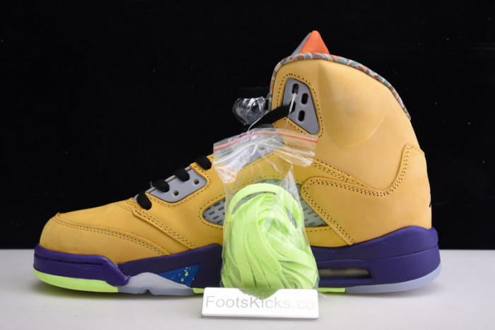 air jordan 5 solar orange what the cz5725-700