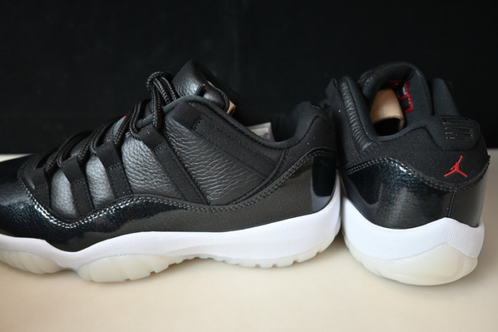 air jordan 11 low "72-10" expect av2187-001