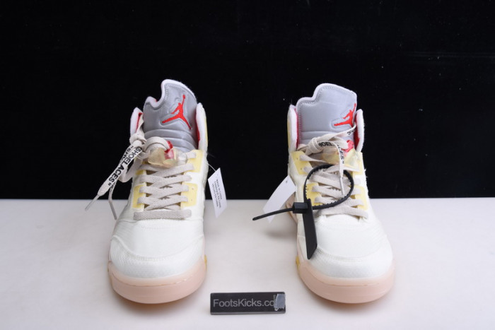 ofw air jordan 5 ice cream colorway ct8480-002