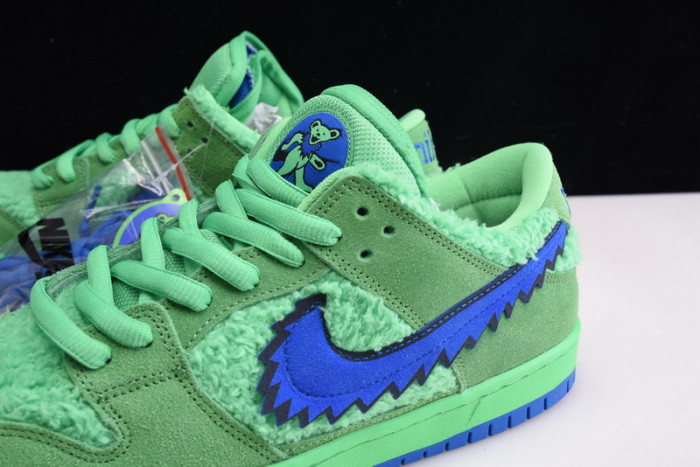 grateful dead x nike sb dunk low“ green bear” cj5378-300