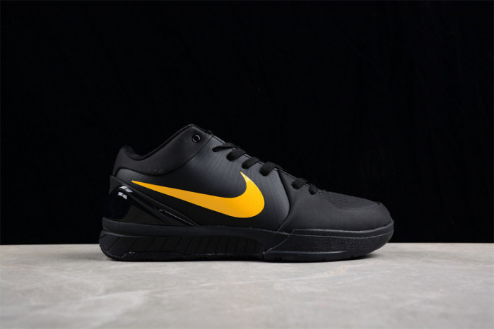 nike kobe 4 protro black university gold fq3544-002