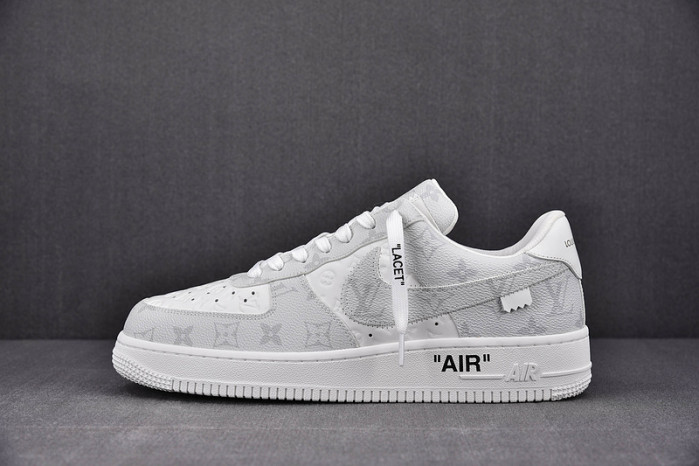nike low air force 1 x grey white