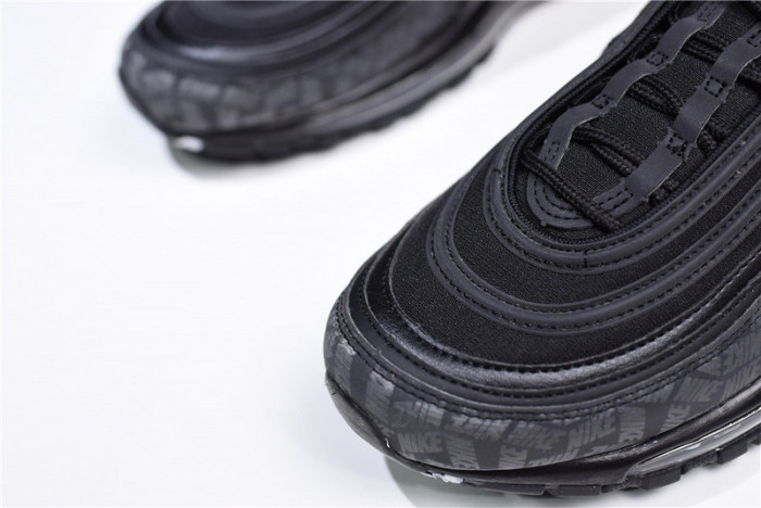 nike air max 97 reflective logos black ar4259-001