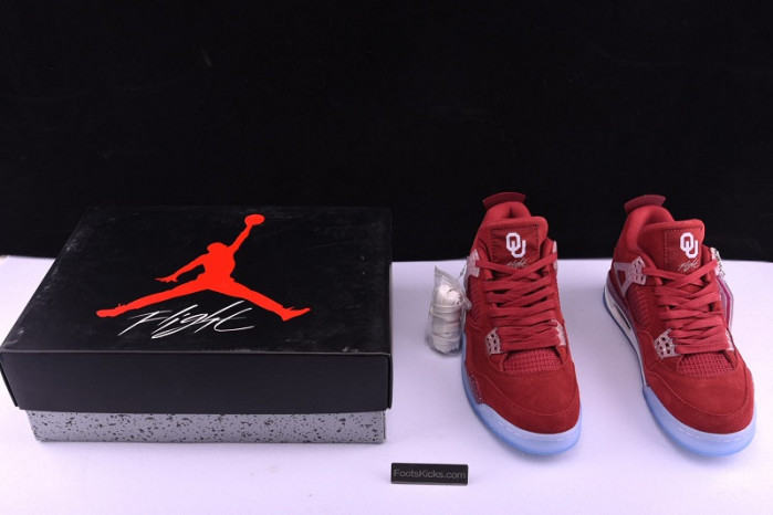 air jordan 4 retro pe red aj4-1032076