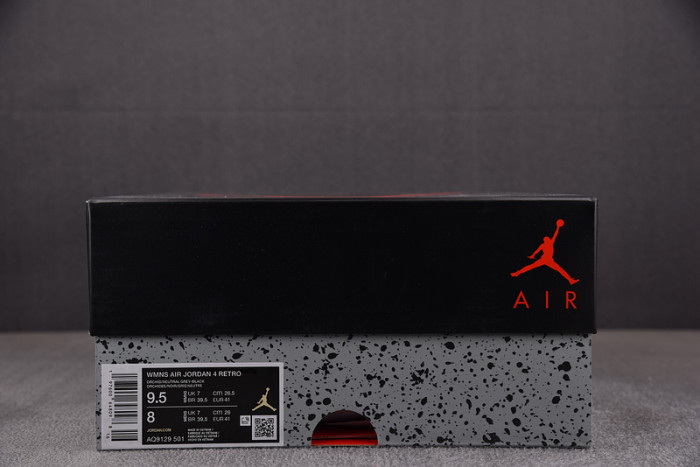 air jordan 4 wmns "orchid" aq9129-501