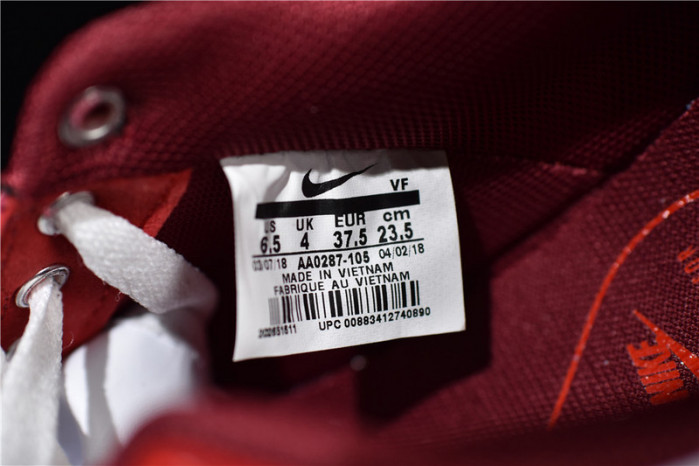 nike air force 1 low se red aa0287-105