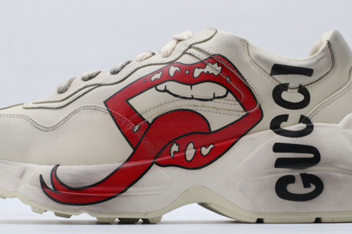 g*u*i rhyton vintage trainer sneaker 576965 drw00 9555