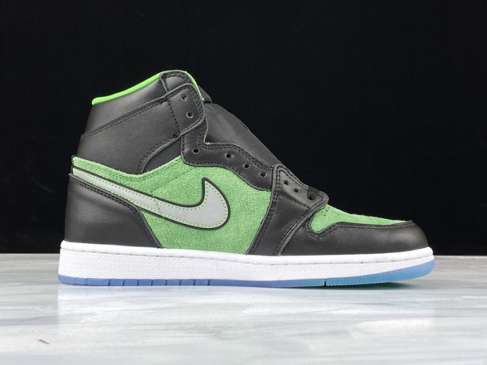air jordan 1 high zoom “rage green” ck6637- 002