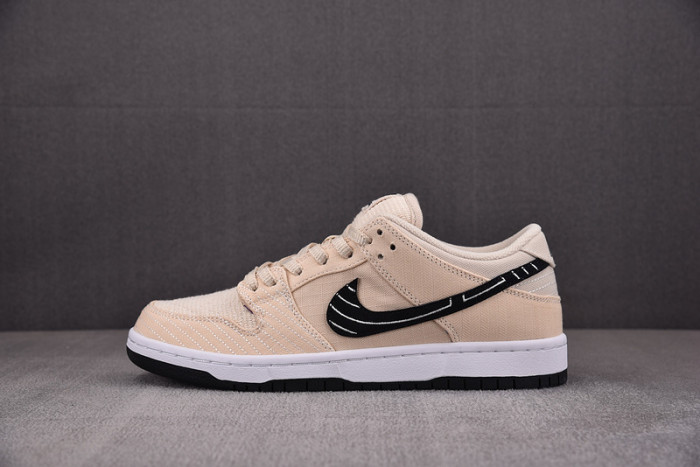 nike sb dunk low albino & preto fd2627-200