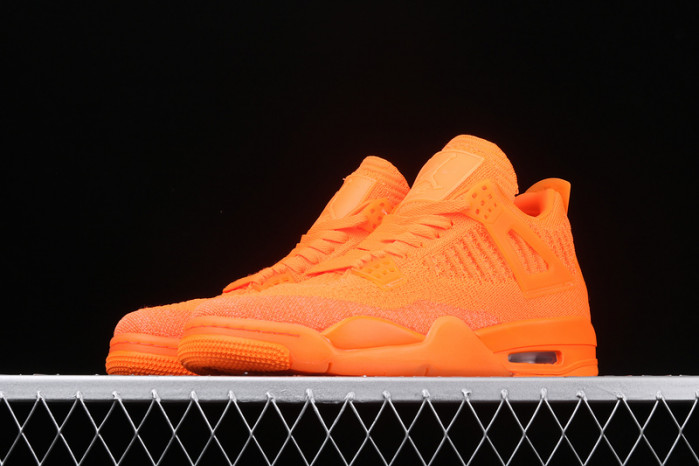 air jordan 4 flyknit orange aq3559-800
