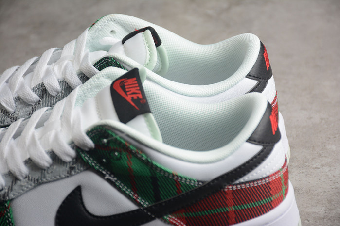 nike dunk low plaid dv0827-100