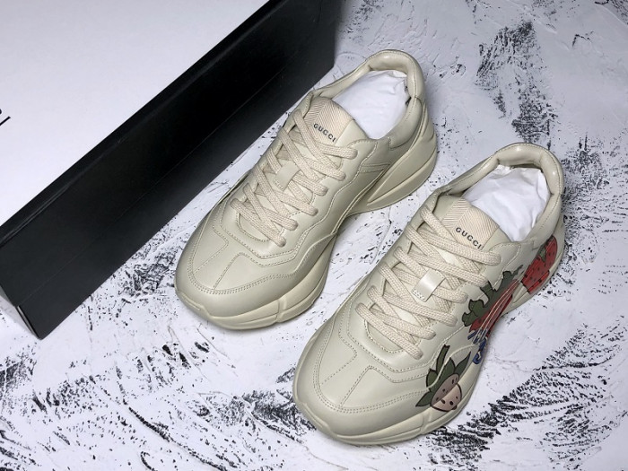 g*u*i rhyton vintage trainer sneaker 576963 drw00 9522