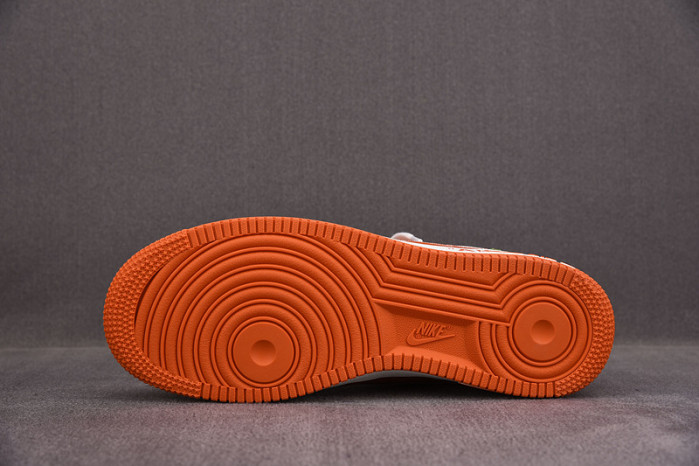 nike low air force 1 x orange