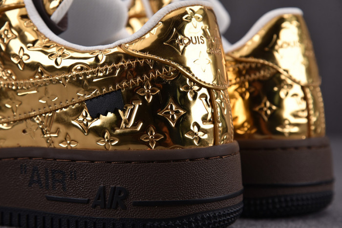nike low air force 1 x gold