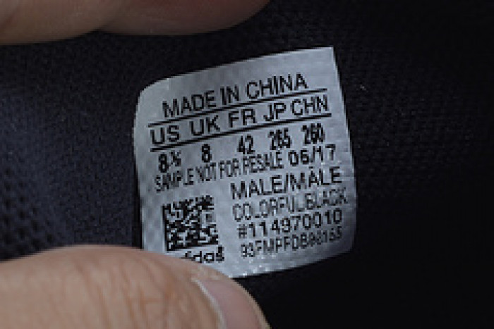 pharrell x  nmd hu tri-color black running shoes 114970010