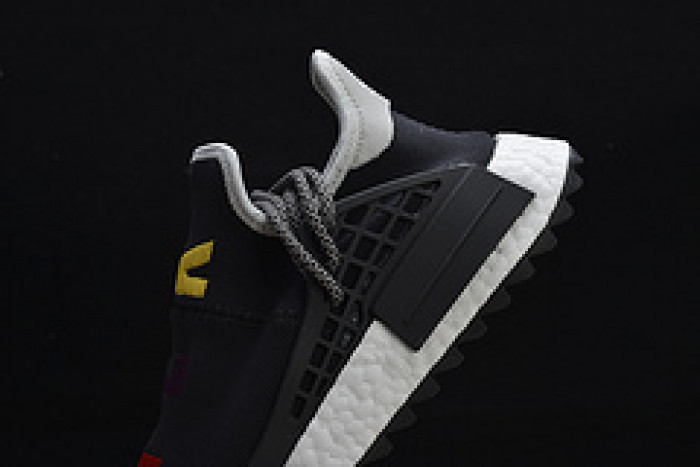 pharrell x  nmd hu tri-color black running shoes 114970010
