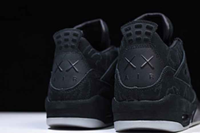 nike air jordan 4 retro kaws black 930155-001