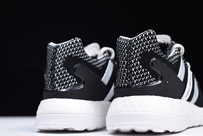  y-3 pure boost zg knit (black / white) aq5731