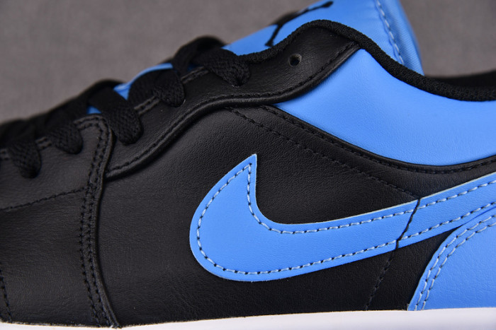 air jordan 1 low black university blue 553558-041