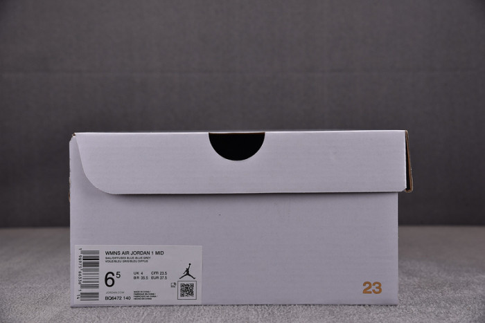 air jordan 1 mid womens blue bq6472-140