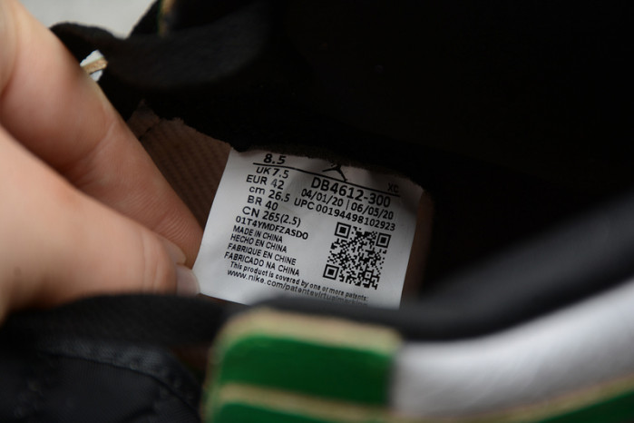 air jordan 1 lucky green db4612-300