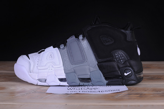 nike air more uptempo “tri-color” black-grey-white 921948-002