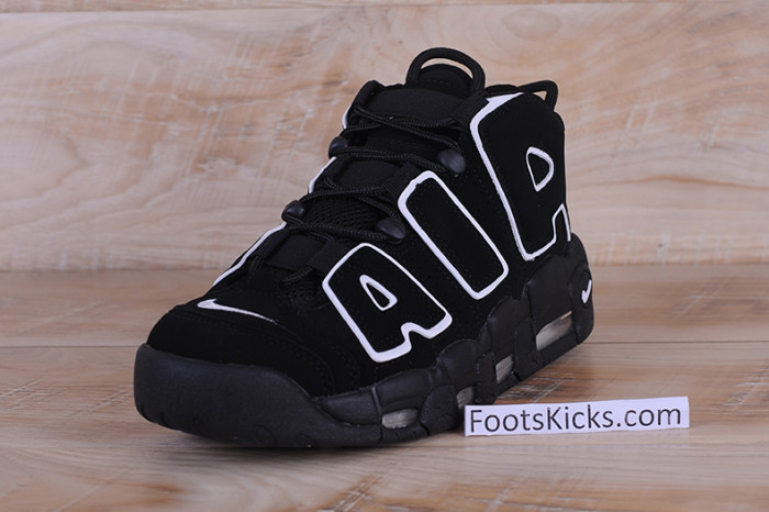 nike air more uptempo black white 414962-002