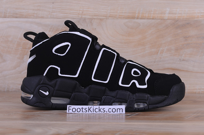nike air more uptempo black white 414962-002