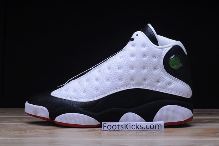 air jordan 13 retro "he got game" white/ black-true red 309259-104