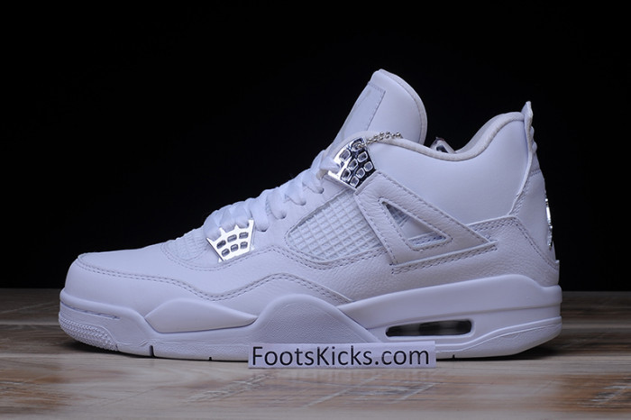 air jordan 4 retro “pure money” white 308497-100
